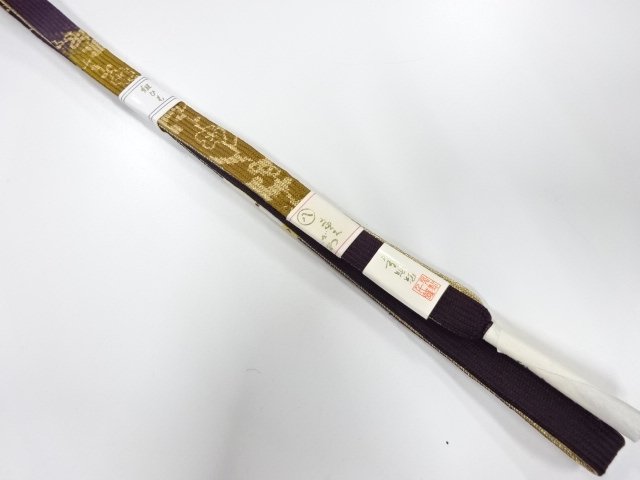 JAPANESE KIMONO / UNUSED KOREI HAND-TIED OBIJIME